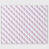 Initiaal letter J monogram gepersonaliseerde omloo Cadeaupapier (Vlak)