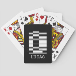 INITIAAL LETTER L - ALFABET NAAM L POKERKAARTEN