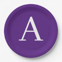 Initiaal Letter-monogram Paars