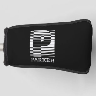 INITIAAL LETTER P - ALFABET NAAM P GOLFHEADCOVER