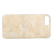 Initiaal Letter S met marmer Print Effect Case-Mate iPhone Case (Achterkant (Horizontaal))