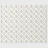 Initiaal letter S monogram gepersonaliseerde omloo Cadeaupapier (Vlak)