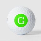 Initiaal Monogram Golfballen (Voorkant)