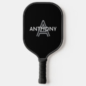 Initiaal monogram naam pickleball paddle (Achterkant)