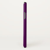 Initiaal Monogram | Wit Op Diep Paars Case-Mate iPhone Case (Achterkant / rechts)