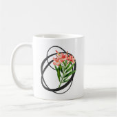 Initiaal O, Oleander Coffee Mok (Links)