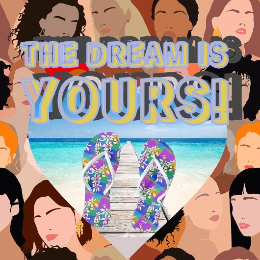 Initiaal personaliseren, Floral Bright Birthday Gi Teenslippers