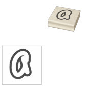 Initiaal postzegelbrief 	rubberstempel (Gestempeld)