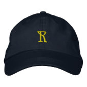 INITIAAL "R" Designer Pet (Voorkant)