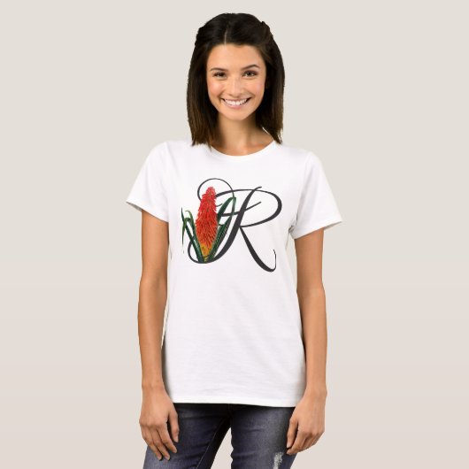 Initiaal R, Red Hot Poker T-Shirt (Voorkant volledig)