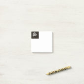 Initiaal S gemerkte Post-It-notities Post-it® Notes (Op bureau)