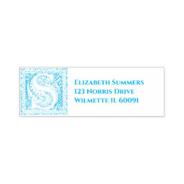 Initiaal S Zelfinkend stempel