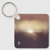 Initiaal sunset sleutelhanger (Voorkant)