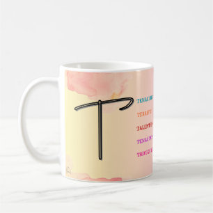 Initiaal "T" Mok (11oz)