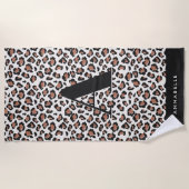 Initiaal-typografie van de luipaard strandlaken (Voorkant)