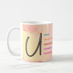 Initiaal "U" Mok (11oz)