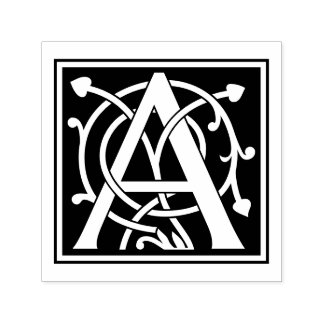 Initiaal van de Douane Monogrammed Mercer Zelfinktende Stempel