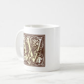  Initiaal W Koffiemok (Voorkant links)
