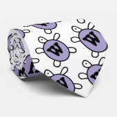 Initiaal W Turtle Stropdas (Opgerold)