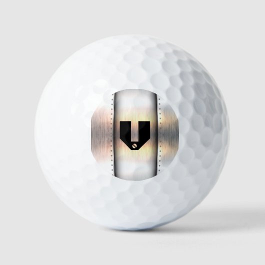 Initiaal wijzigen, metalen strips golfballen (Voorkant)