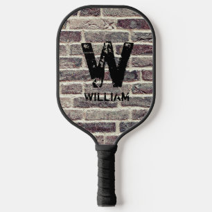 Initiaal wijzigen, Naam toevoegen, Brick Wall Maso Pickleball Paddle