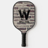 Initiaal wijzigen, Naam toevoegen, Brick Wall Maso Pickleball Paddle (Achterkant)
