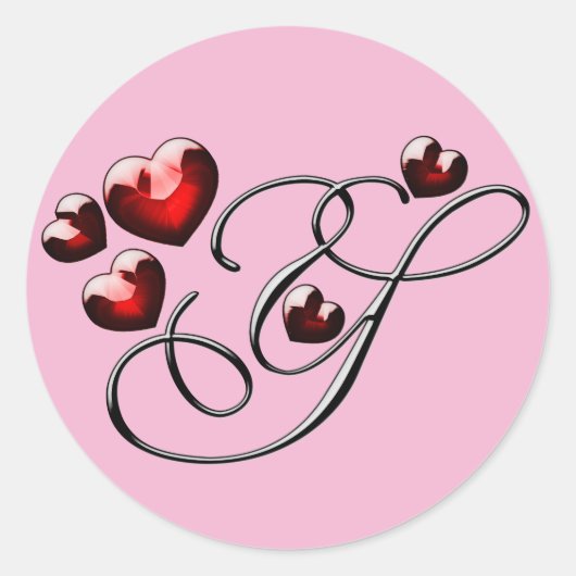 initiaal Y-monogram stickers (Voorkant)