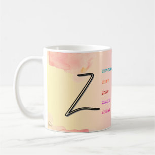 Initiaal "Z" Mok (11oz)