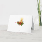 Initiaal Z Monogram Elegante Kerstkaart Feestdagen Kaart (Achterkant)