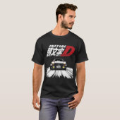 Initial D -  AE86 ACHTERVOLGING T-shirt (Voorkant volledig)