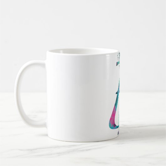 initial E mug (Gauche)