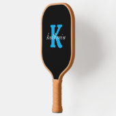  Initial Letter K Simple Monogram Modern Style Pickleball Paddle (Links)