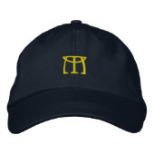 INITIAL "M" Designer Casquette (Devant)