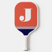 Initial Oranje Pickleball Paddle (Achterkant)