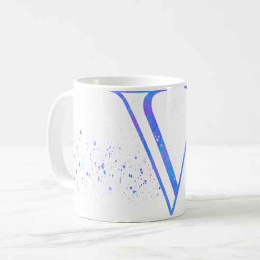 initial V mug (Devant gauche)