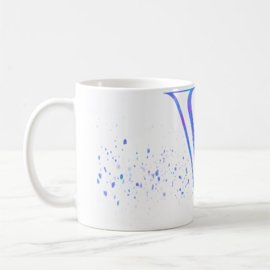 initial V mug (Gauche)