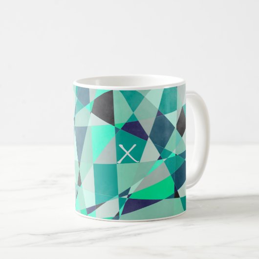 initial X mug Koffiemok (Voorkant rechts)