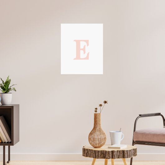 Initiale | Affiche pour chambre de fille (Salon 3)