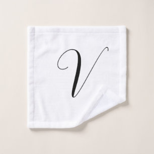Initiale de monogramme personnalisé script