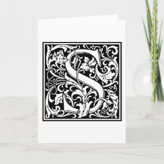 Initiale décorative "S" de lettre
