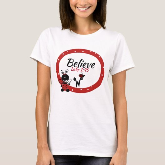 Initiale / Ecriture - T-shirt Nano Hanes pour femm (Devant)