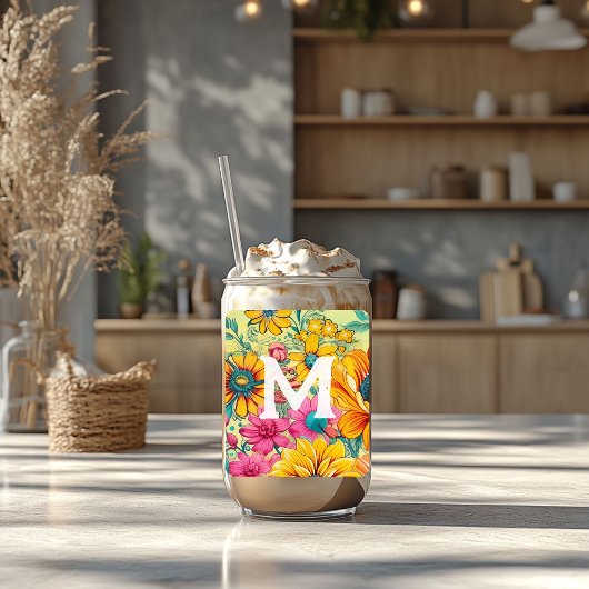 Initiale florale rétrospective