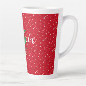 Initiale, je crois, Stars on Red 17oz Latte Mug (Droite)