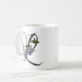 Initiale L, Vintage Laurel Clockvine Coffee Mug (Devant gauche)