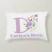Initiale & Nom avec Coussin d'accentuation de desi (Devant)