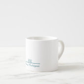 Initiale personnalisée et nom Espresso Mug (Devant droit)