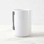 Initiale personnalisée et nom Mug (Centre)