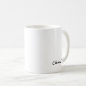 Initiale personnalisée et nom Mug (Devant droit)