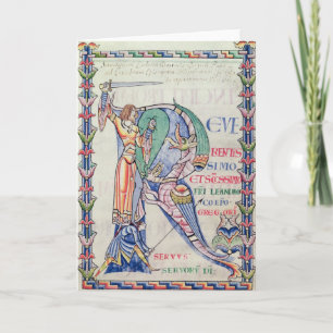 Initiale 'R de Historiated