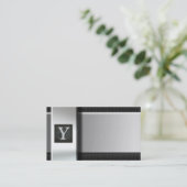 Initiale sur des cartes de visite de fibre de (Debout devant)